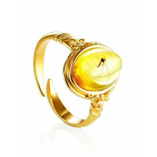 Купить Кольцо, янтарь, безразмерное, мультиколор
Изысканное кольцо «Клио», украшенное л...