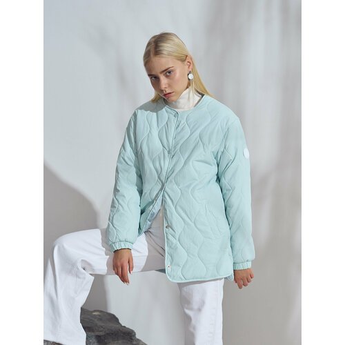 Купить Куртка Шалуны, размер 36, 140, голубой
Стильная удлиненная легкая куртка для дев...