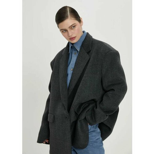 Купить Пальто Katerina Myachina, размер L, серый
Пальто-пиджак - это тренд 2024 года.<b...