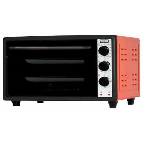 Купить Печь электрическая (WONEL WN3615-Электрическая духовка 010 (basic) Красно-чёрная...
