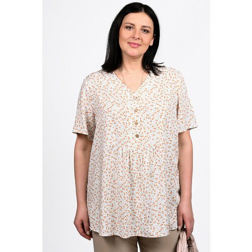 Купить Туника SVESTA, размер 54, белый
Стильная летняя женская блуза с коротким рукавом...