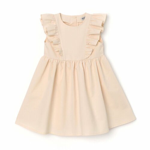 Купить Платье Minaku, размер 104/110, бежевый
Платье для девочки без рукавов MINAKU: хл...