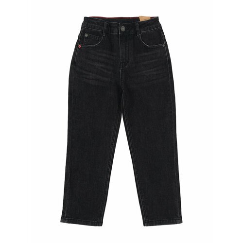 Купить Джинсы Oldos, размер 98-56-51, черный
Классические широкие джинсовые штаны "Конт...