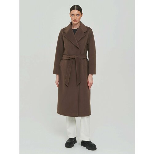 Купить Пальто КАЛЯЕВ, размер 52, коричневый
Элегантное пальто из микроворса. Микроволок...