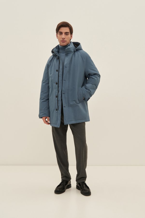 Купить Пальто утепленное из хлопка с контрастной отделкой
Новая коллекция уже на сайте!...