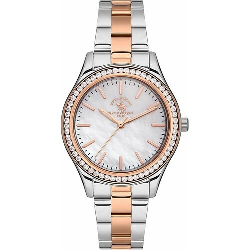 Купить Наручные часы SANTA BARBARA POLO & RACQUET CLUB, белый, серебряный
Женские часы....