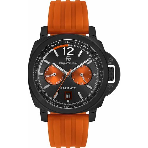 Купить Наручные часы SERGIO TACCHINI, черный, оранжевый
Мужские часы. Коллекция Heritec...