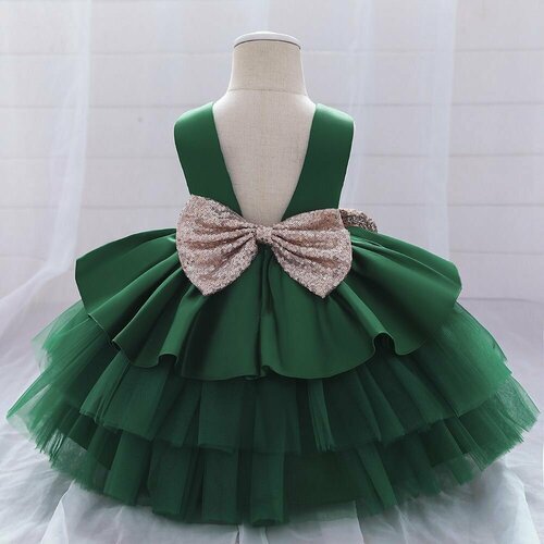 Купить Платье, размер 120, зеленый
Платье праздничное для девочек: стильный и яркий выб...