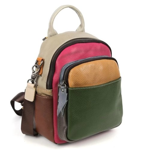 Купить Сумка Fuzi House, мультиколор
Женский разноцветный рюкзак из натуральной зернист...