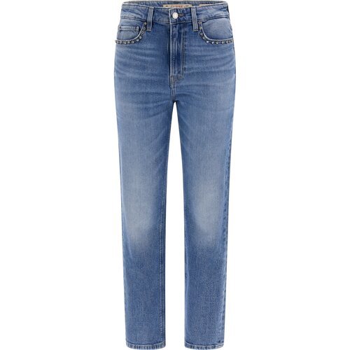 Купить Джинсы GUESS, размер 29/29, голубой
Прямые джинсы с завышенной талией. Модель Gi...