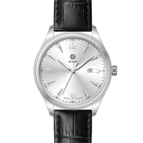 Купить Наручные часы УЧЗ 3086L-1, серебряный, черный
Классические мужские часы диаметро...