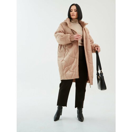 Купить Парка Riches, размер 66, коричневый
Ищете стильное и удобное пальто на весну-осе...