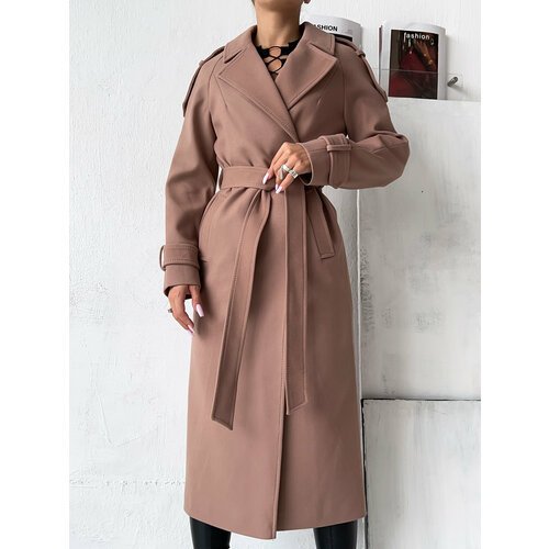 Купить Пальто , размер 44, бежевый
<li>Пальто в стиле Oversize в длину по спинке 118 см...