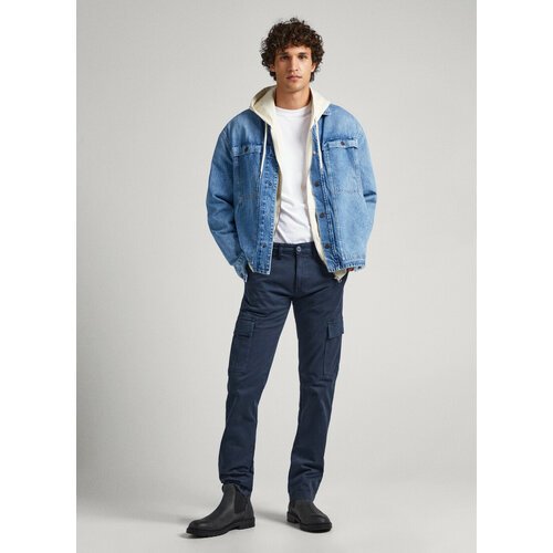Купить Джинсы карго Pepe Jeans, размер 32/32, синий
- Брюки-чиносы из эластичной саржи<...
