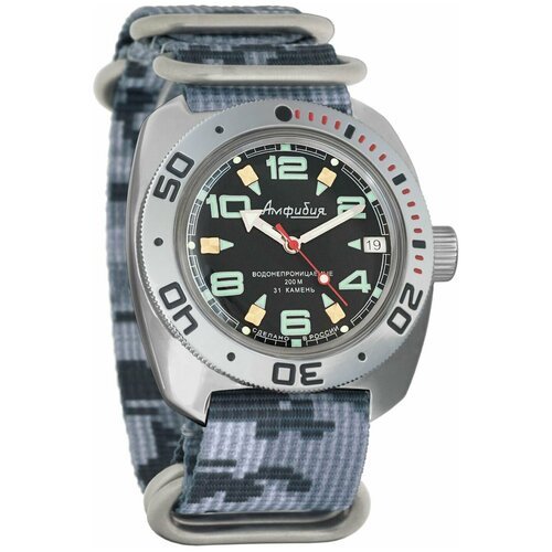 Купить Наручные часы Восток Амфибия Мужские наручные часы Восток Амфибия 710334, серый...