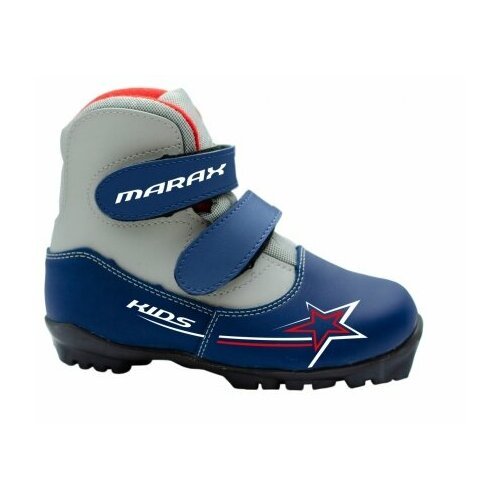 Купить Ботинки лыжные MARAX MXN-Kids NNN синий/серебро, размер 32
Лыжные ботинки MARAX...
