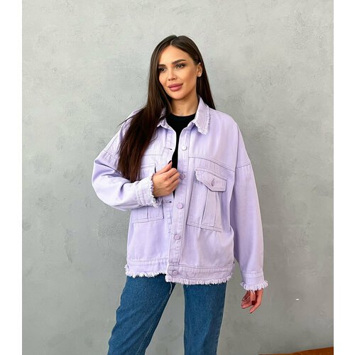 Купить Куртка , размер M (50), лиловый
Куртка джинсовая - это постоянный тренд на сезон...