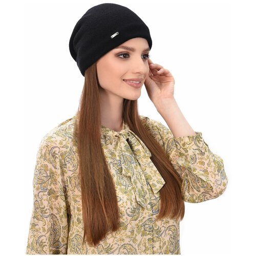 Купить Шапка Landre, размер 56-59, черный
Женская шапка-бандана из 100% шерсти с подкла...