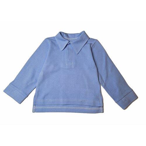 Купить Поло , размер 122,128-64, голубой
Рубашка-поло с длинным рукавом от бренда "Сказ...