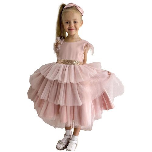 Купить Платье Yoliyolei, размер 110-116, розовый
Длина: 76 см;<br>Бюст: 60 см;<br>Талия...