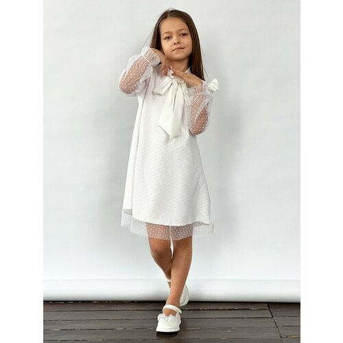 Купить Платье Бушон, размер 134-140, белый
Платье для девочки нарядное бушон ST50, цвет...