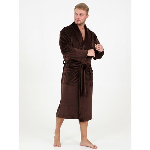 Купить Халат IvCapriz, размер 52, бежевый, коричневый
Мужской халат - идеальный выбор д...
