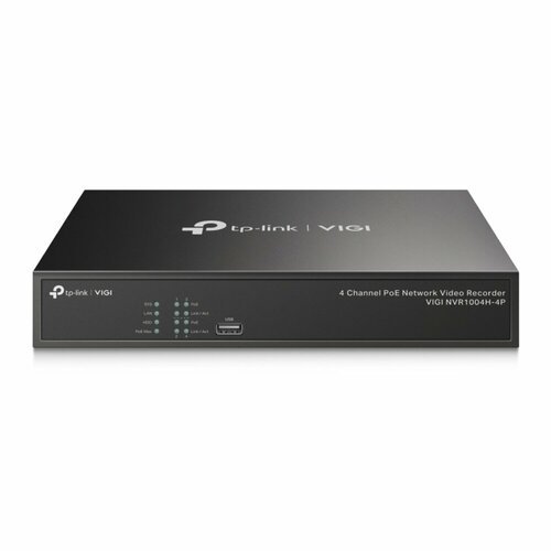 Купить Видеорегистратор для видеонаблюдения TP-Link VIGI NVR1004H-4P VIGI 4-канальный с...