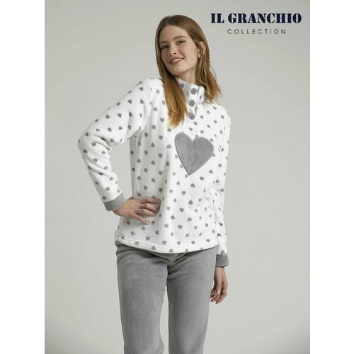 Купить Пижама Il Granchio, размер M, серый
Домашний женский теплый комплект из кофты на...