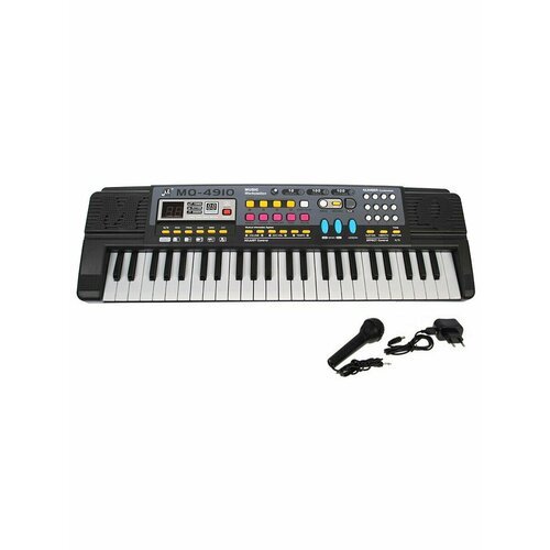 Купить Синтезатор с микрофоном, 49 клавиш, MQ-4914
Детский синтезатор выполнен довольно...