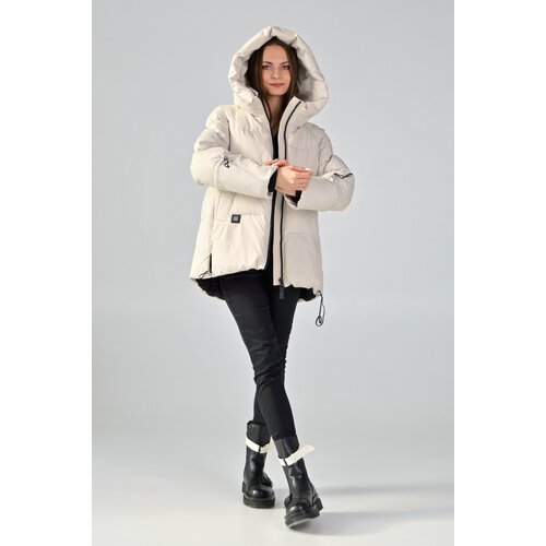 Купить Куртка 6619-А72-Beige, размер S, бежевый
Женская куртка в оверсайз стиле. Красив...