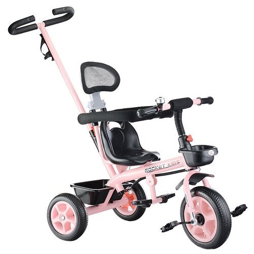 Купить Велосипед детский трёхколесный, с родительской ручкой 188, розовый
• Велосипед 3...