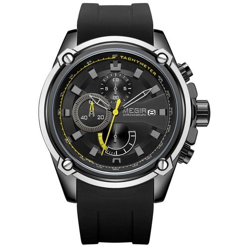 Купить Наручные часы Megir, черный
Megir 2086G (B/Y) - классические мужские часы, котор...