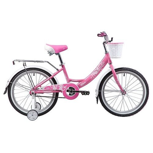 Купить Городской велосипед Novatrack Girlish Line 20 (2019) розовый 12" (требует финаль...