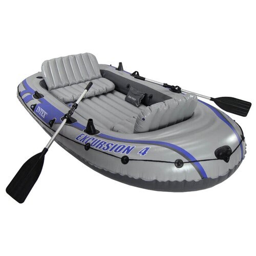 Купить Надувная лодка Intex Excursion-4 Set (68324) серый
Четырехместная надувная лодка...