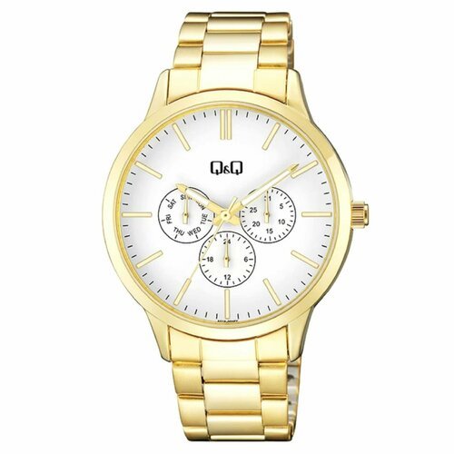 Купить Наручные часы Q&Q A01A-005, белый
Мужские японские кварцевые часы в круглом корп...