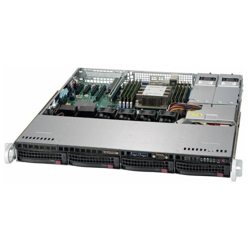 Купить Сервер Supermicro SuperServer 5019P-MTR без процессора/без ОЗУ/без накопителей/к...