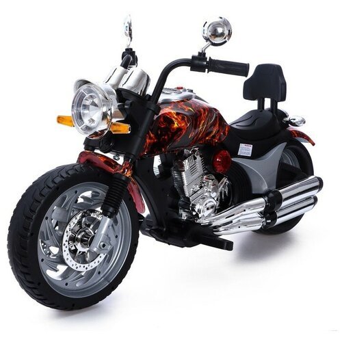 Купить Электромотоцикл КНР "Чоппер" 2 мотора, пламя, глянец (f0001pb)
Электромотоцикл К...