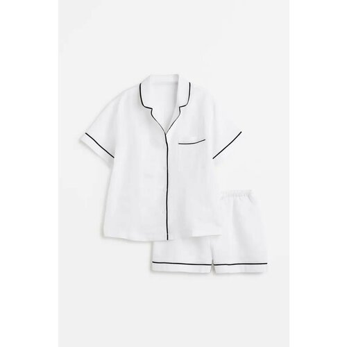 Купить Пижама , размер S, белый
Льняная пижама<br>Белый<br>Пижама с рубашкой и шортами...