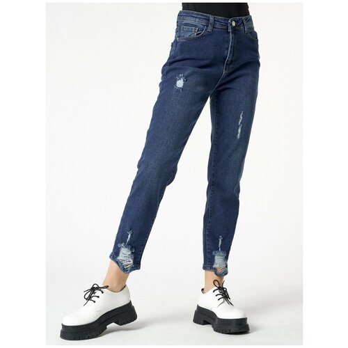 Купить Джинсы MTFORCE, размер 26, синий
Женские джинсы из плотного денима. Молодежные б...