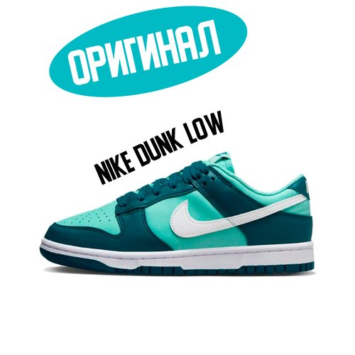 Купить Кроссовки NIKE Dunk Low, размер 38 EU, зеленый, белый
Кроссовки Nike Dunk Low "G...
