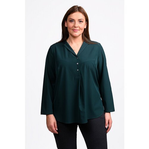 Купить Блуза SVESTA, размер 62, зеленый
Стильная женская блузка выполнена из блузочной...