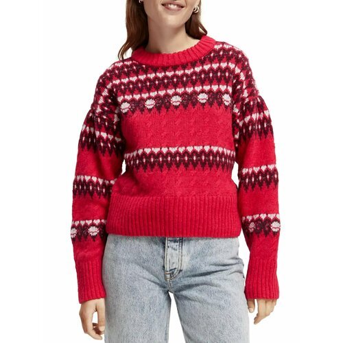 Купить Свитер SCOTCH & SODA, размер S, красный
Классический свитер - любимец в любой ко...