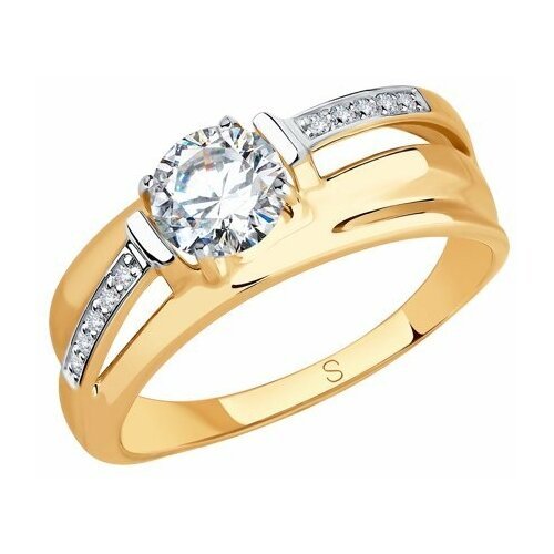 Купить Кольцо Diamant online, золото, 585 проба, фианит, размер 18
В нашем интернет-маг...