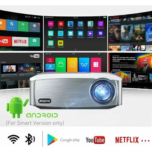Купить Проектор Wzatco C6A Android wifi bt домашний кинотеатр Fullhd кинотеатр
Лучшие ц...