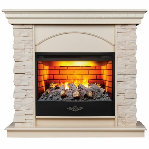 Купить Электрокамин RealFlame ELFORD VR STD/EUG/25.5/HL/24 WT-614 с очагом 3D Firestar...