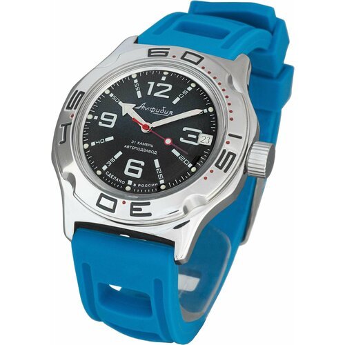 Купить Наручные часы Восток Амфибия, голубой
Мужские механические часы с автоподзаводом...