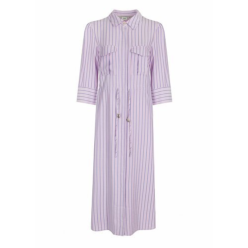 Купить Платье NUMPH, размер 42, фиолетовый
Легкое платье-рубашка в вертикальную полоску...