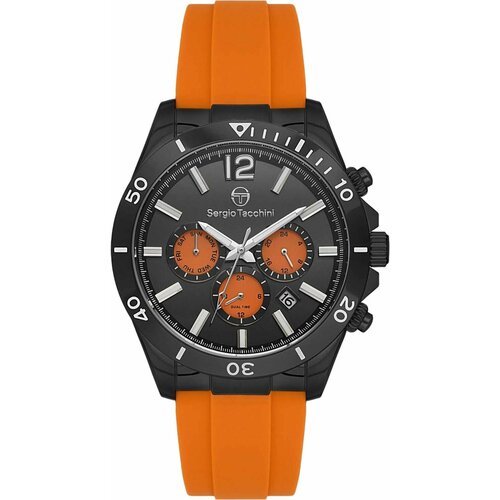Купить Наручные часы SERGIO TACCHINI, черный, оранжевый
Мужские часы. Коллекция Archivi...