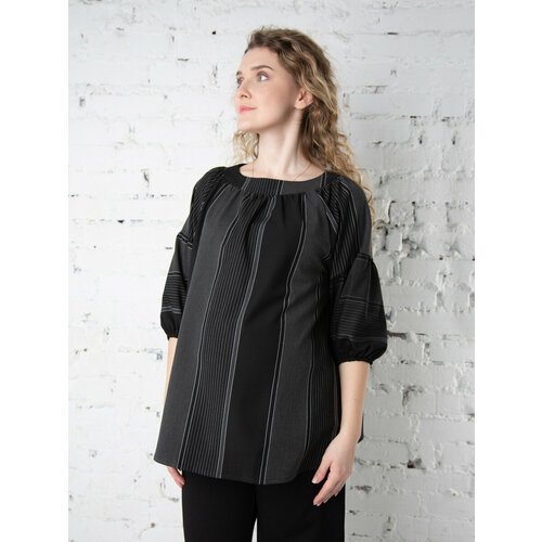 Купить Блуза Мамуля Красотуля, размер 52-54, серый
Блуза для беременных выполнена из то...