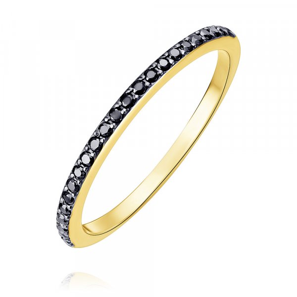 Купить Кольцо
Кольцо из желтого золота 585 пробы с бриллиантами Женское стильное кольцо...